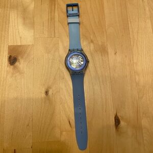 Swatch blue watch